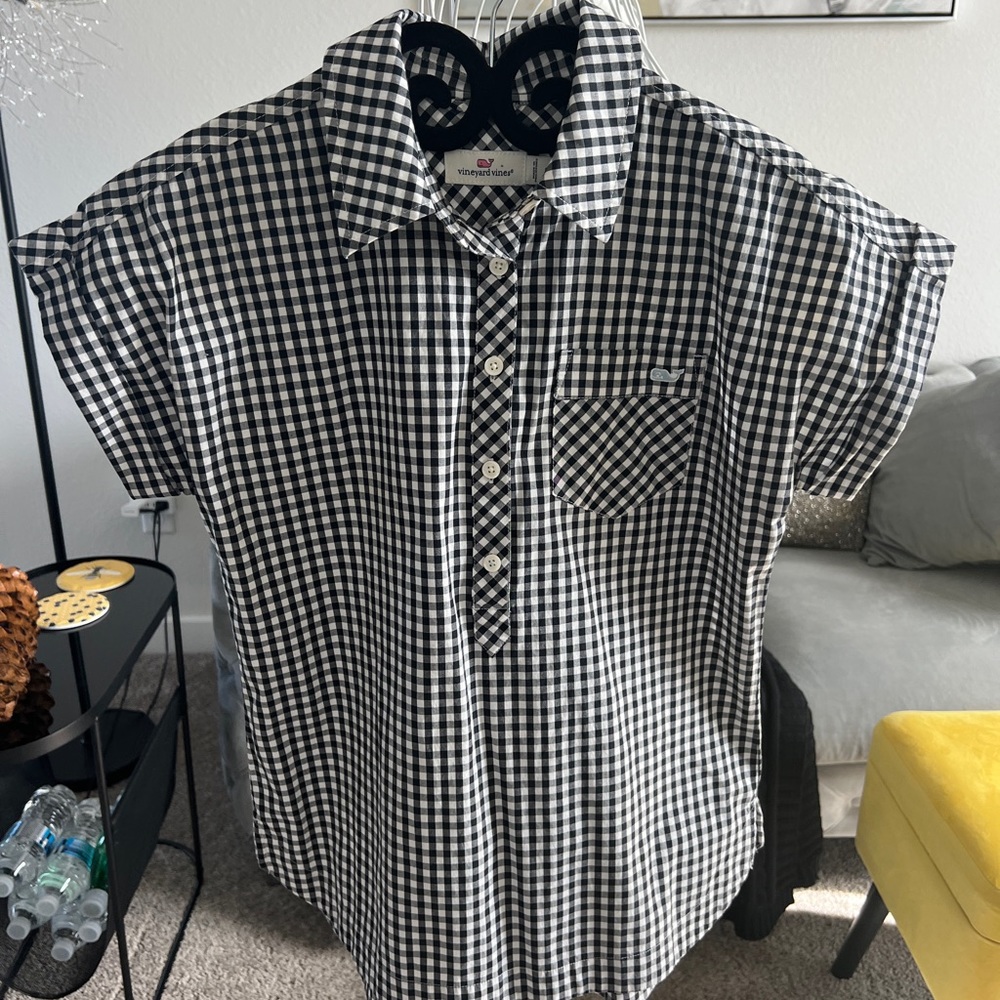 Women's COTTON shirt with short one-piece sleeves never worn, new condition
